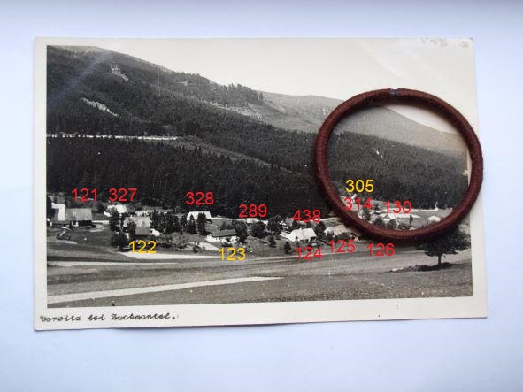 Jeden z mála pohledů na Dolní Vorwitz s dnes již téměř neexistující zástavbou